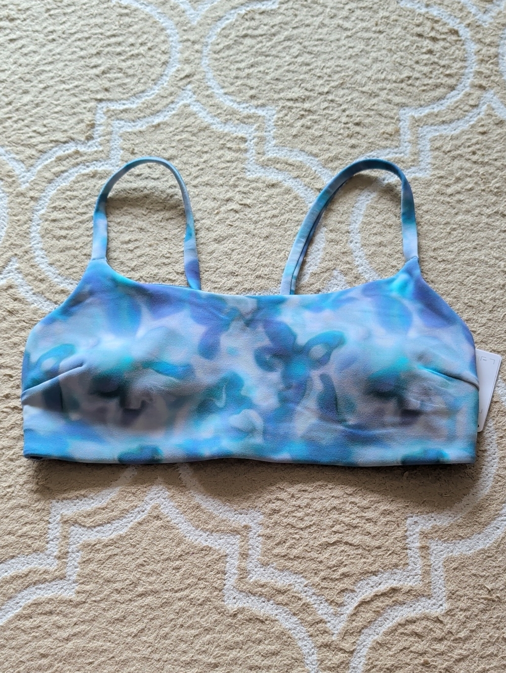 Lululemon Wunder Train Strappy Racerback Bra Blue NWT